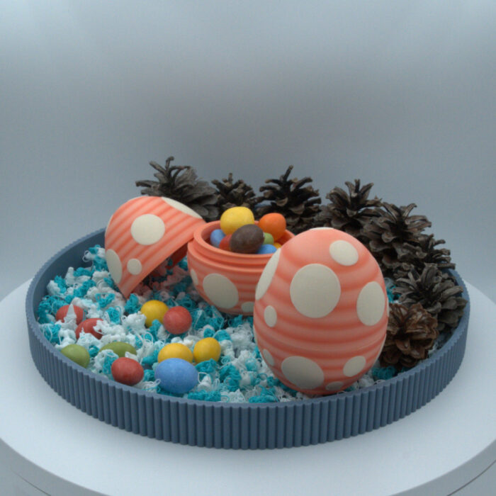 Dekorativno jajce z navojem - marelično - slika 4