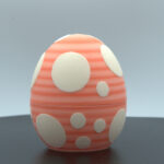 Decorative Egg with Lid – Apricot