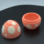 Dekorativno jajce z navojem - marelično - slika 3