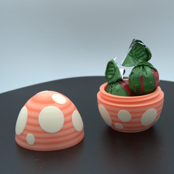 Dekorativno jajce z navojem - marelično - slika 2