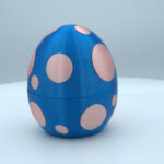 Decorative Egg with Lid – Blue