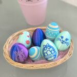 Dekorativno velikonočne jajce z motivom cvetja - slika 3