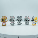 Office Kitties (set of 5 figures)